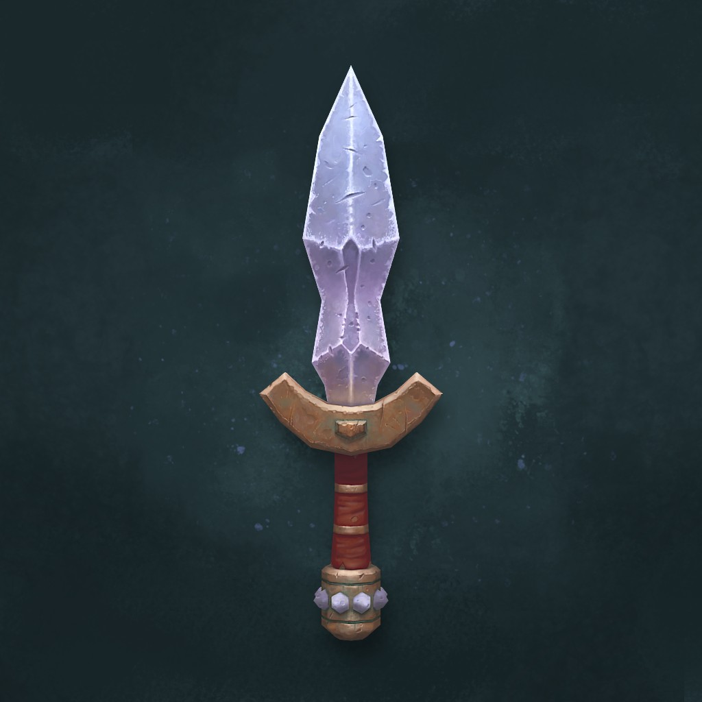Hand Painted Dagger preview image 1